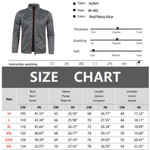 Load image into Gallery viewer, Men Zipper Jackets Standing Collar Sweatshirt Outdoor Streetwear Casual Coat Long Sleeve Coats Men's Clothing M-4XL