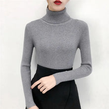 Load image into Gallery viewer, Women Sweater Pullover Winter Knitted Turtleneck Long Sleeve Slim Jumper Tops 2025 Ladies Casual Shirts Soft Warm Y2K Clothing