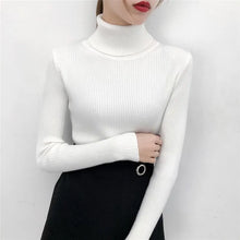 Load image into Gallery viewer, Women Sweater Pullover Winter Knitted Turtleneck Long Sleeve Slim Jumper Tops 2025 Ladies Casual Shirts Soft Warm Y2K Clothing