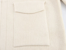 Load image into Gallery viewer, Round Neck Small Fragrant Style Knitted Cardigan For Spring French Loose Short Style Paired With Spring And Autumn Sweater