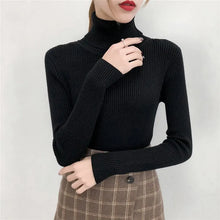 Load image into Gallery viewer, Women Sweater Pullover Winter Knitted Turtleneck Long Sleeve Slim Jumper Tops 2025 Ladies Casual Shirts Soft Warm Y2K Clothing