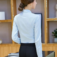 Load image into Gallery viewer, Women Shirts Blouses Women White Shirt Long Sleeve Blouse Female Tops OL Basic Shirt Blouses 2023 Fashion Elegant Woman Clothing
