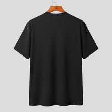 Load image into Gallery viewer, Summer Men&#39;s Clothing Light Luxury T Shirt Leisure Long Sleeve O Neck Drapped Solid Color Loose Basic Shirt Popular Knitwear
