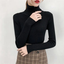 Load image into Gallery viewer, Women Sweater Pullover Winter Knitted Turtleneck Long Sleeve Slim Jumper Tops 2025 Ladies Casual Shirts Soft Warm Y2K Clothing
