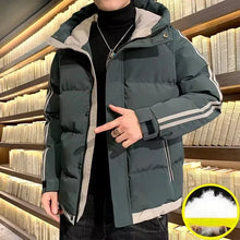 Load image into Gallery viewer, Down Jacket Man Short Winter Hoodie Coat for Men New In Warm Cheap Clothes Offer Aesthetic On Clothing Fashion 2024 Casual Sale
