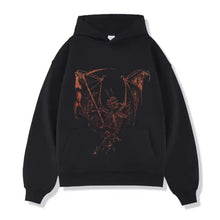 Load image into Gallery viewer, Hoodie Women Hoodies Clothing Y2k Woman Black Clothes Cotton Printing Sweatshirt White Fox Goth Tracksuit
