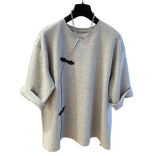 Load image into Gallery viewer, 2024 Summer RoundNeck T Shirt Women New Chinese Style Short Sleeve T-shirt Fashion Loose  Tops Casual Fashion Versatile T-shirt
